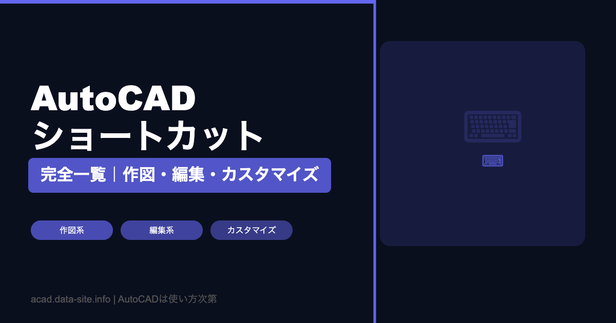 AutoCADショートカット